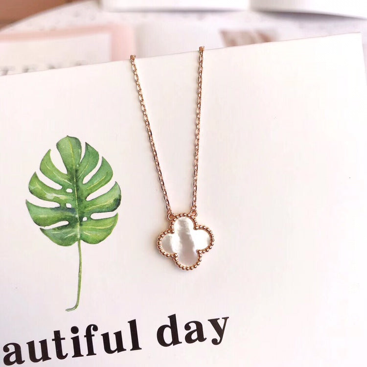 5XVA184XDE Stylish  1 flower necklace