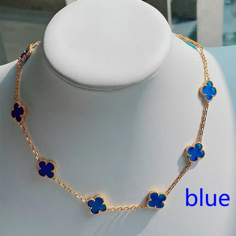 5XVA181XDE Stylish 10 flowers necklaces
