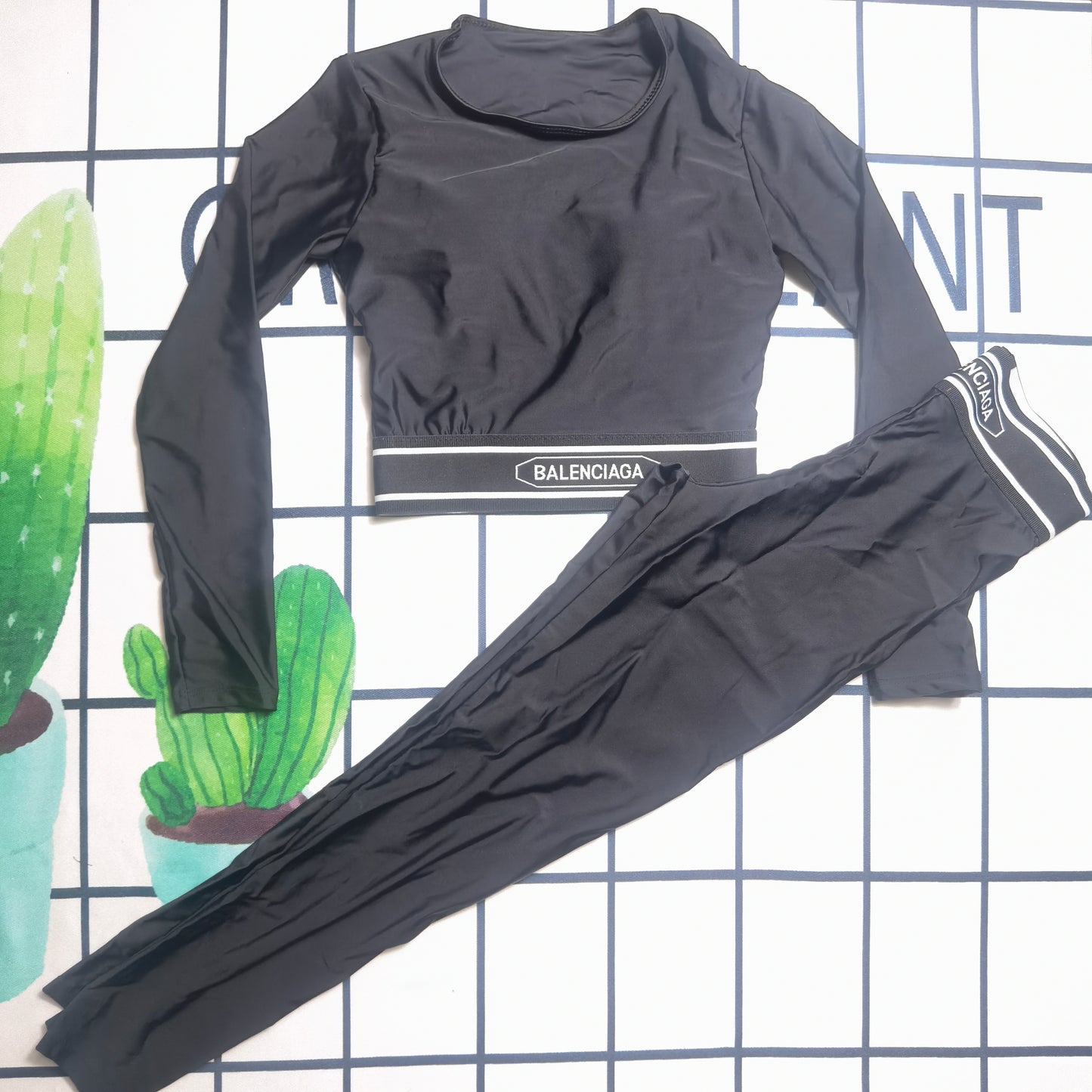14J157YDE Stylish Long sleeve swimsuit