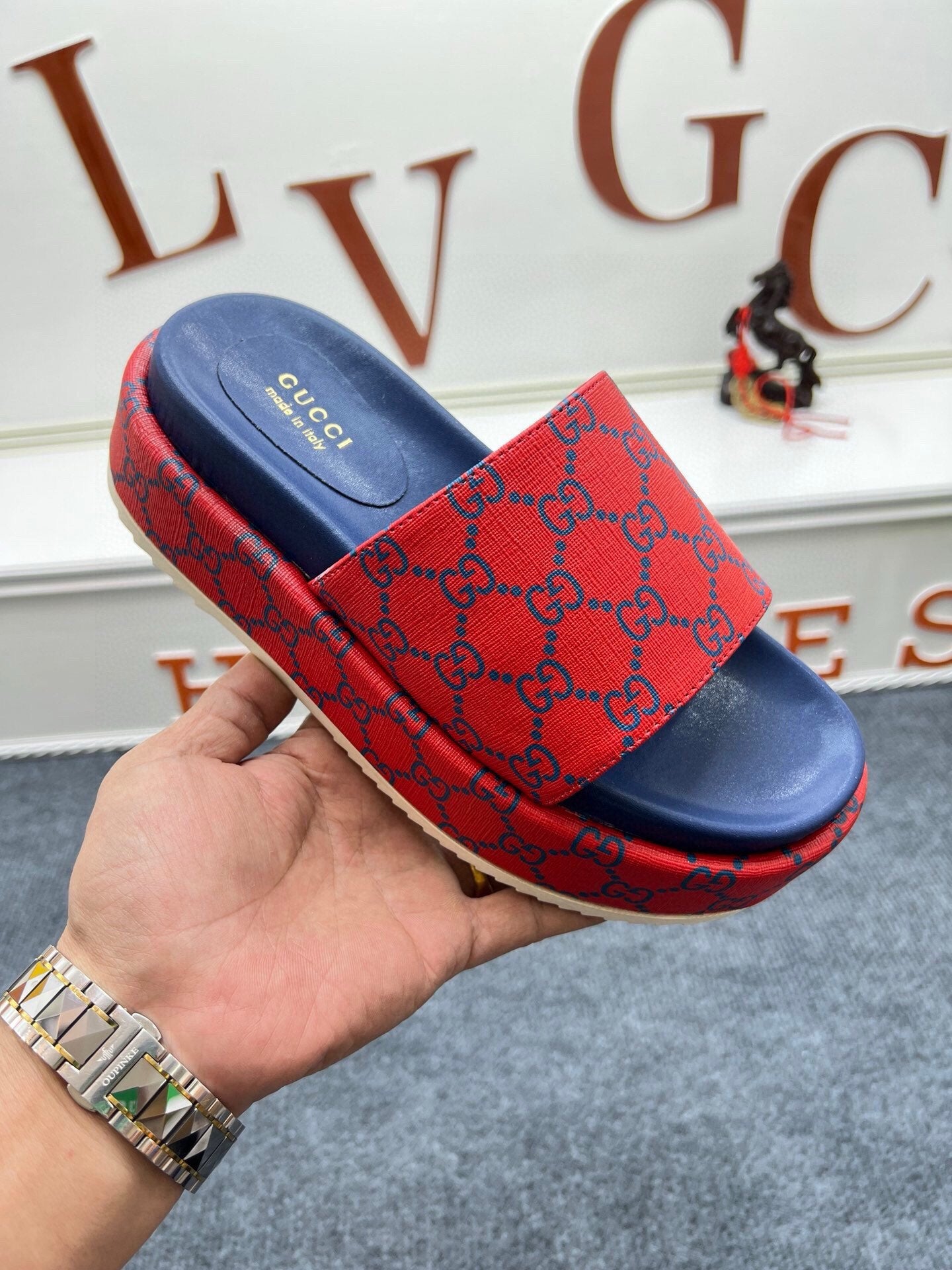 54B122ZDE Stylish slippers  Sole thickness 5.5cm