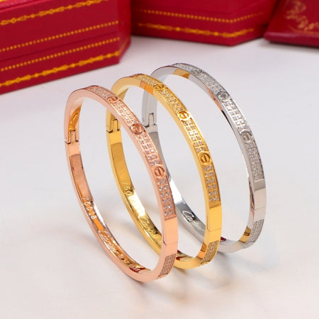 PK2KDE Stylish 2-row diamond bracelet