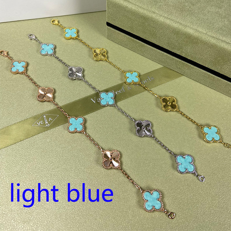 5XVA181KDE Stylish bracelets  5 flowers normal size1.5cm flower