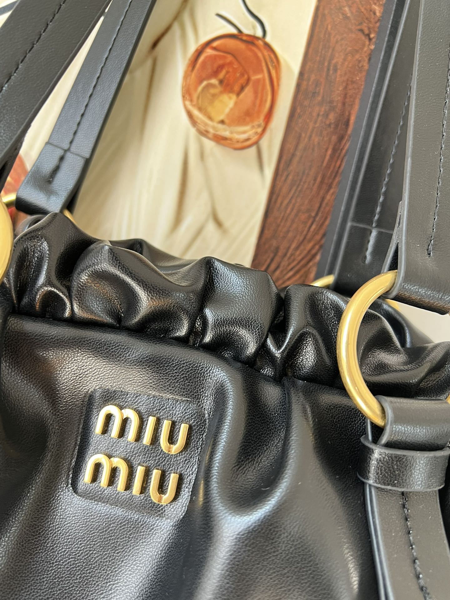 1WA79BDE Stylish leather bag