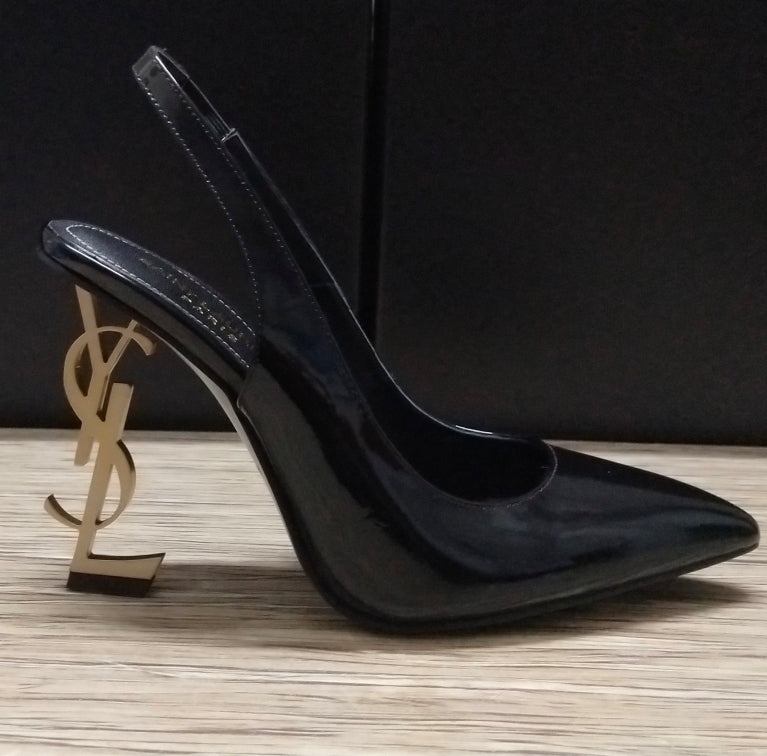 2XSL154ZDE Stylish leather high heels(10.5cm)