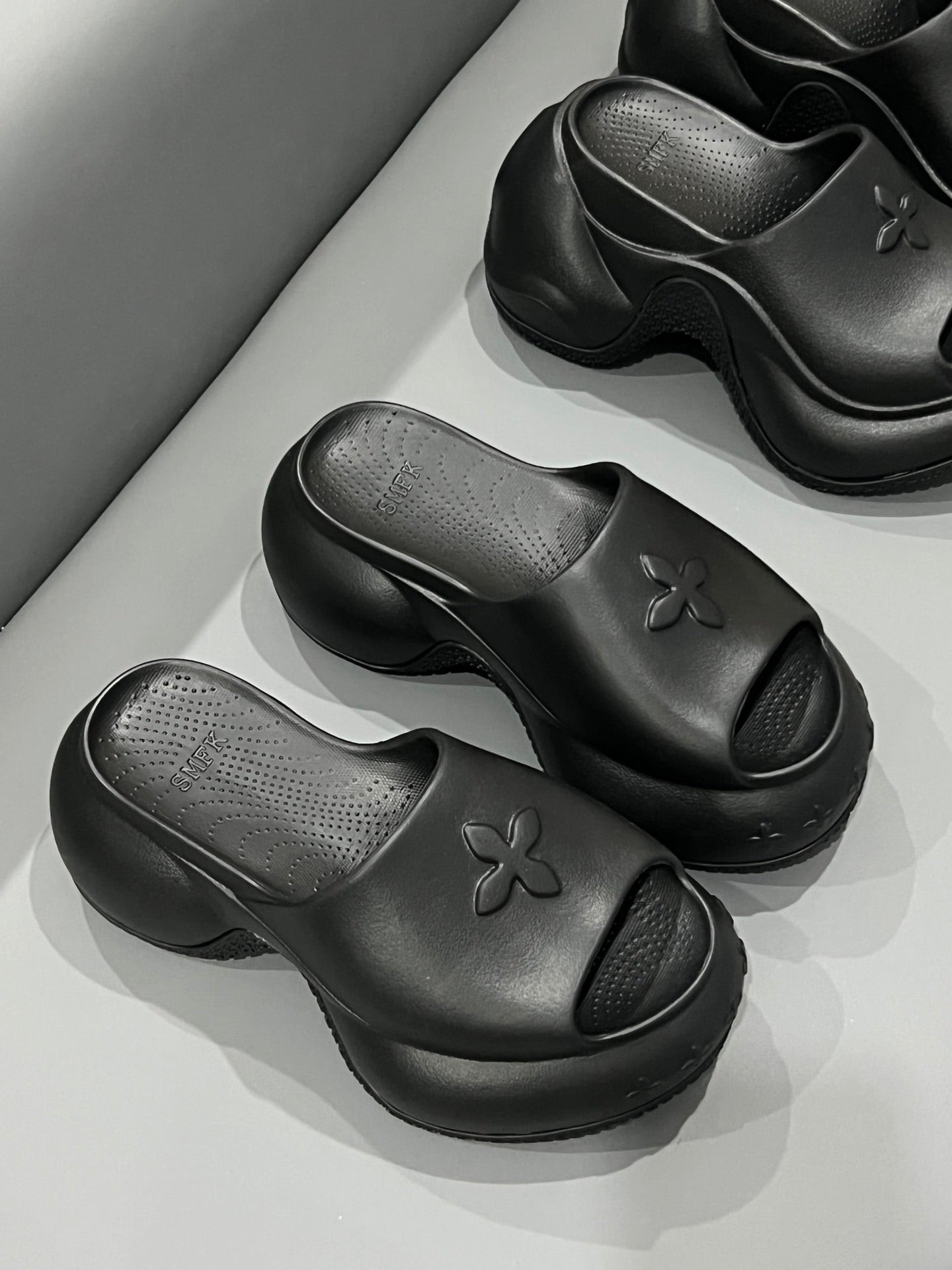 14A14ZDE Stylish slippers  Heel height 7.5cm 9.5cm