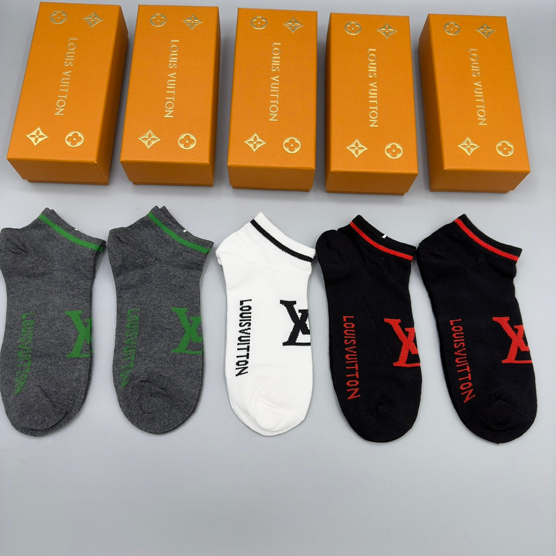 235QE21SDE Stylish socks(5 pairs )