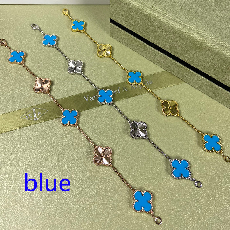 5XVA181KDE Stylish bracelets  5 flowers normal size1.5cm flower
