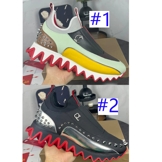 275RA1ZDE Stylish   leather  sneakers