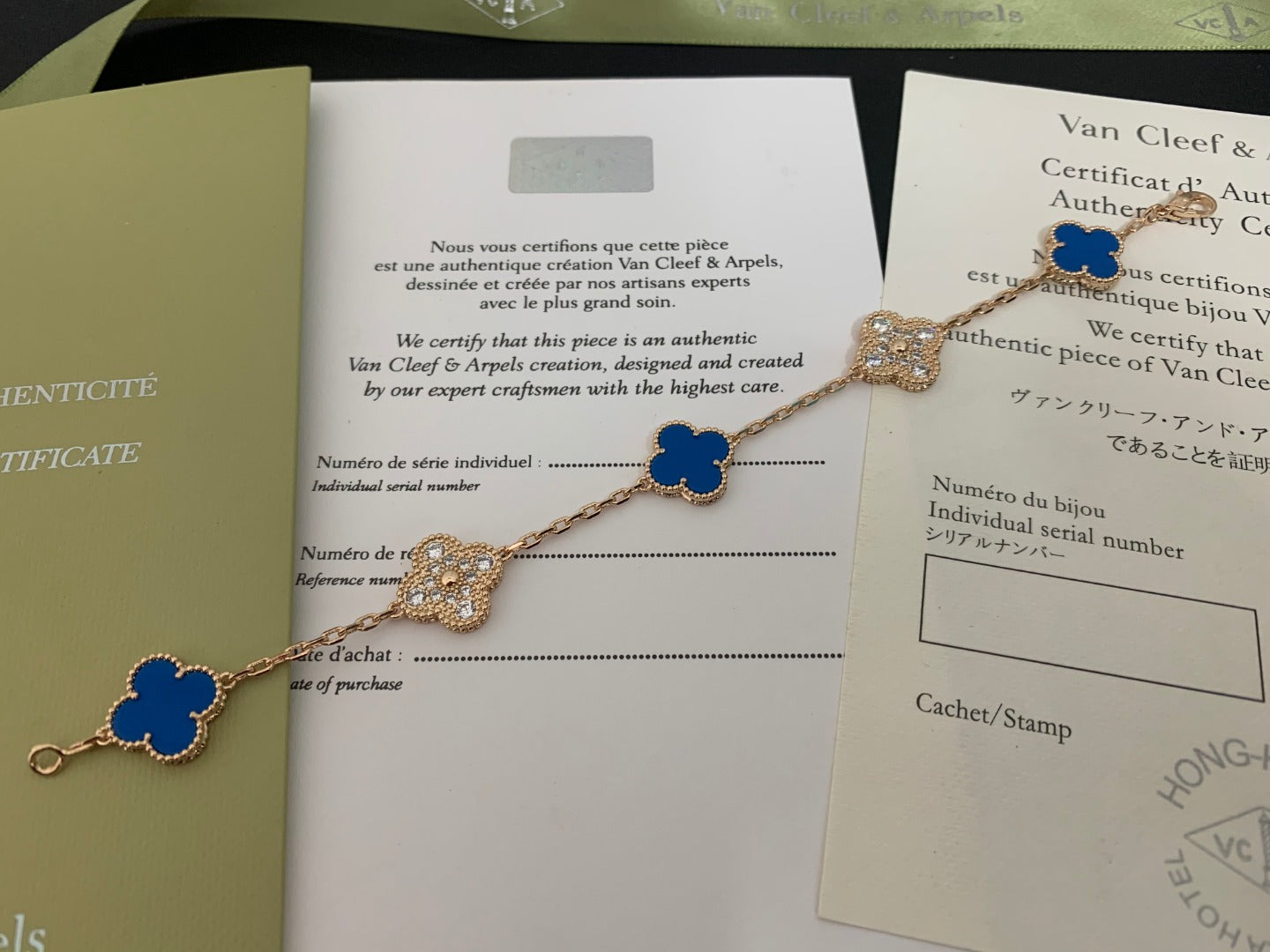 5XVA179KDE Stylish bracelets 5 flowers normal size1.5cm flower