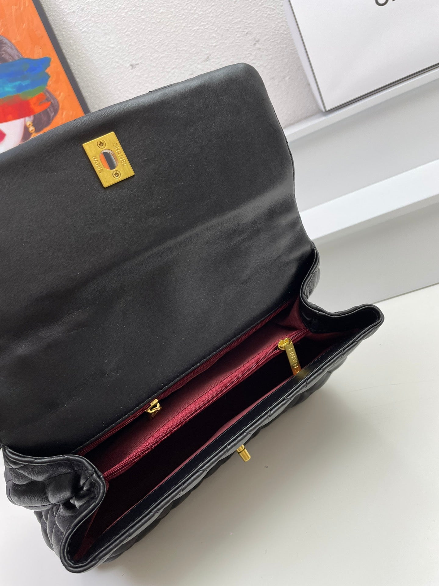 1XC98BDE Stylish leather bag 