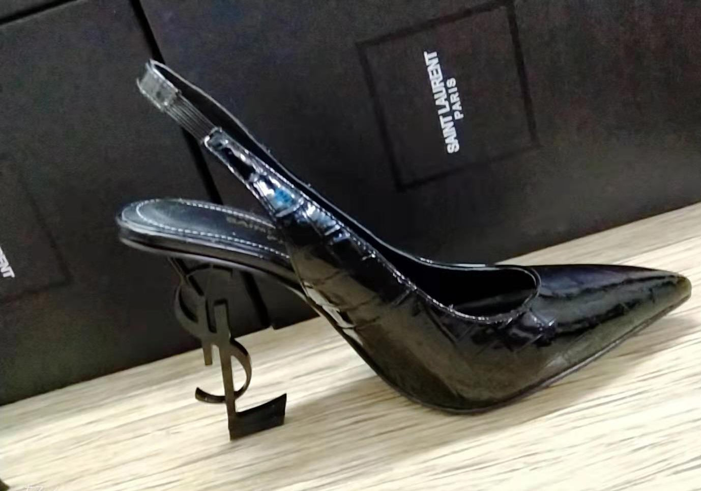 2XSL157ZDE Stylish leather high heels(10.5cm)