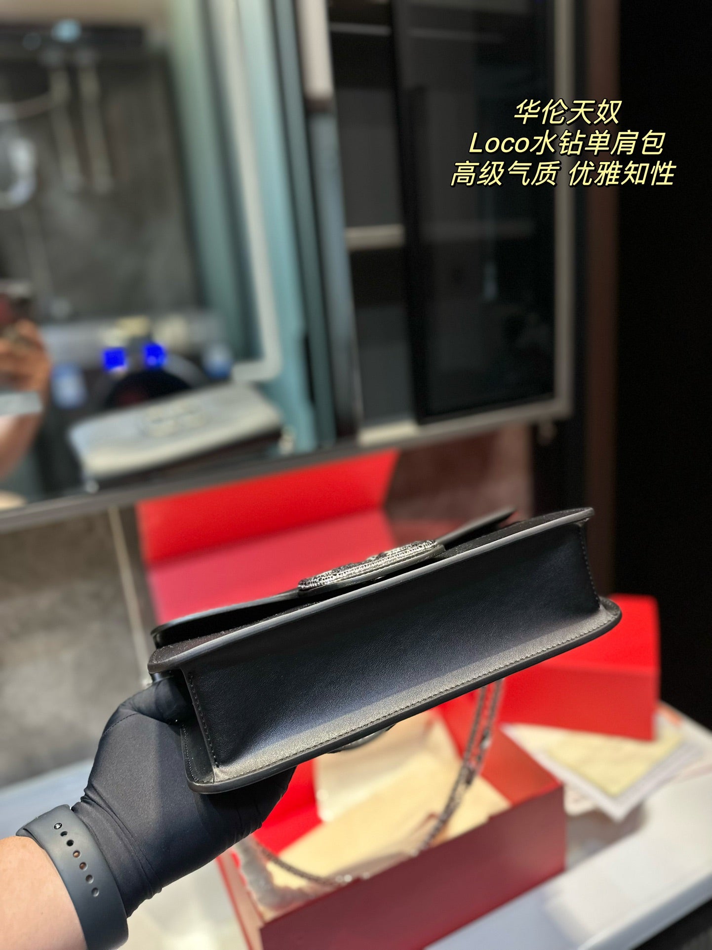 6XVL216BDE Stylish leather bag 