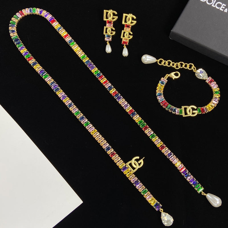 1NA148XDE Stylish  necklace bracelet earrings