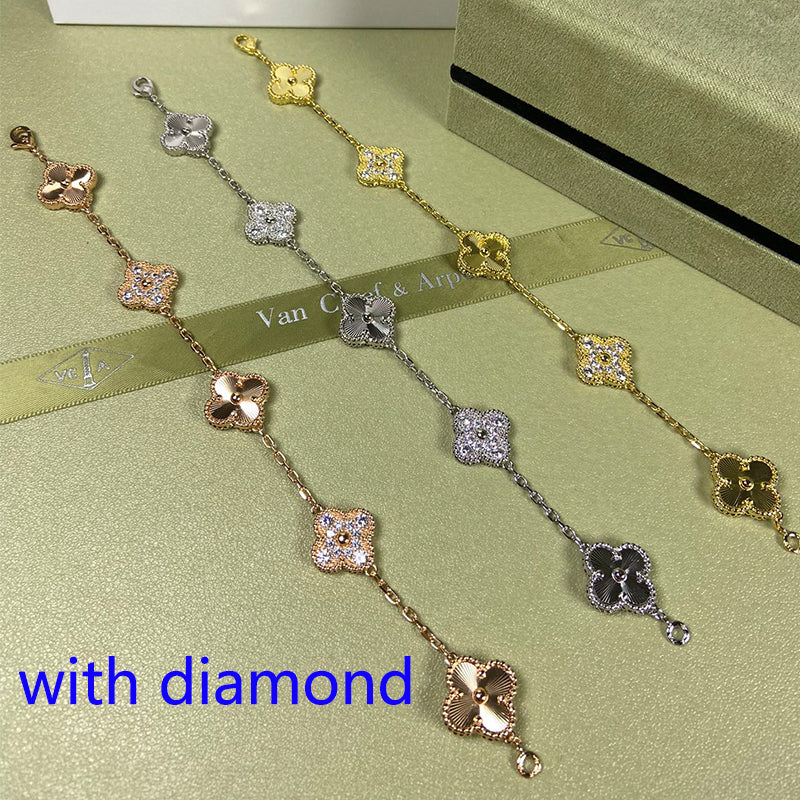 5XVA181KDE Stylish bracelets  5 flowers normal size1.5cm flower