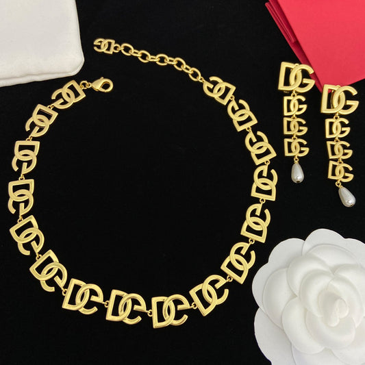 1NA137XDE Stylish  necklace earrings