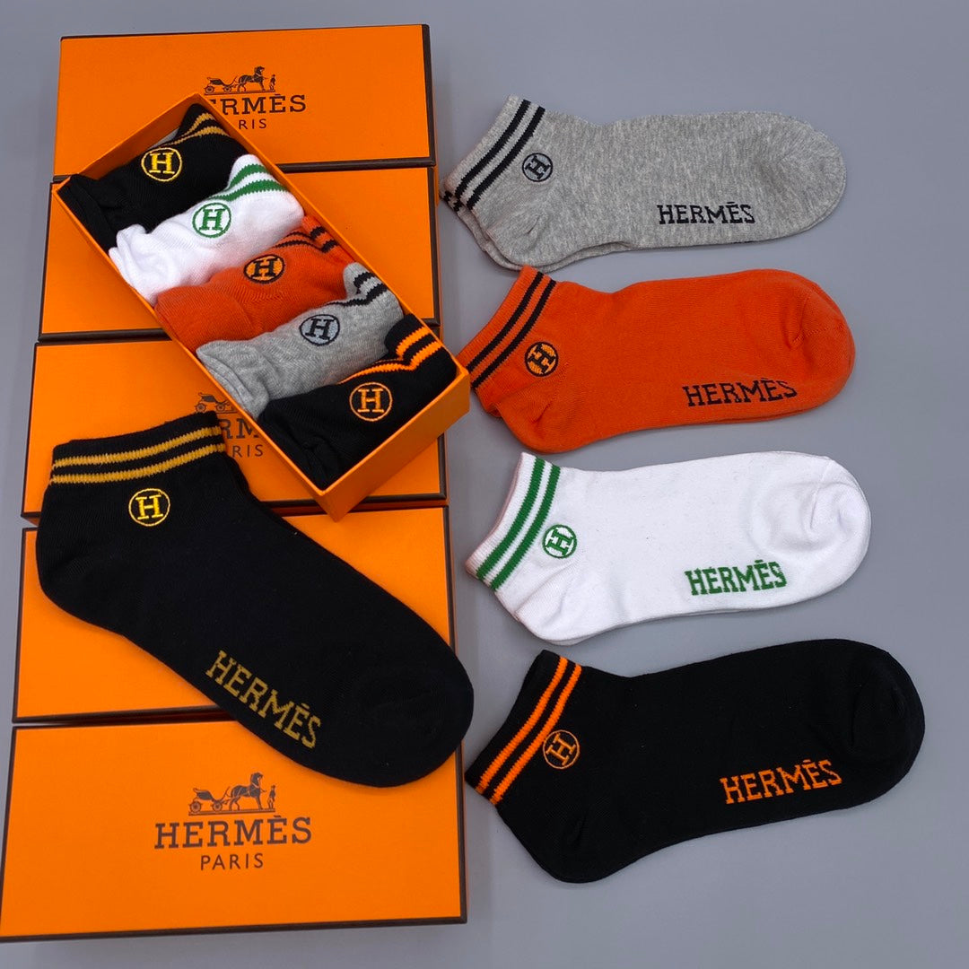 235QH57SDE Stylish socks(5 pairs )