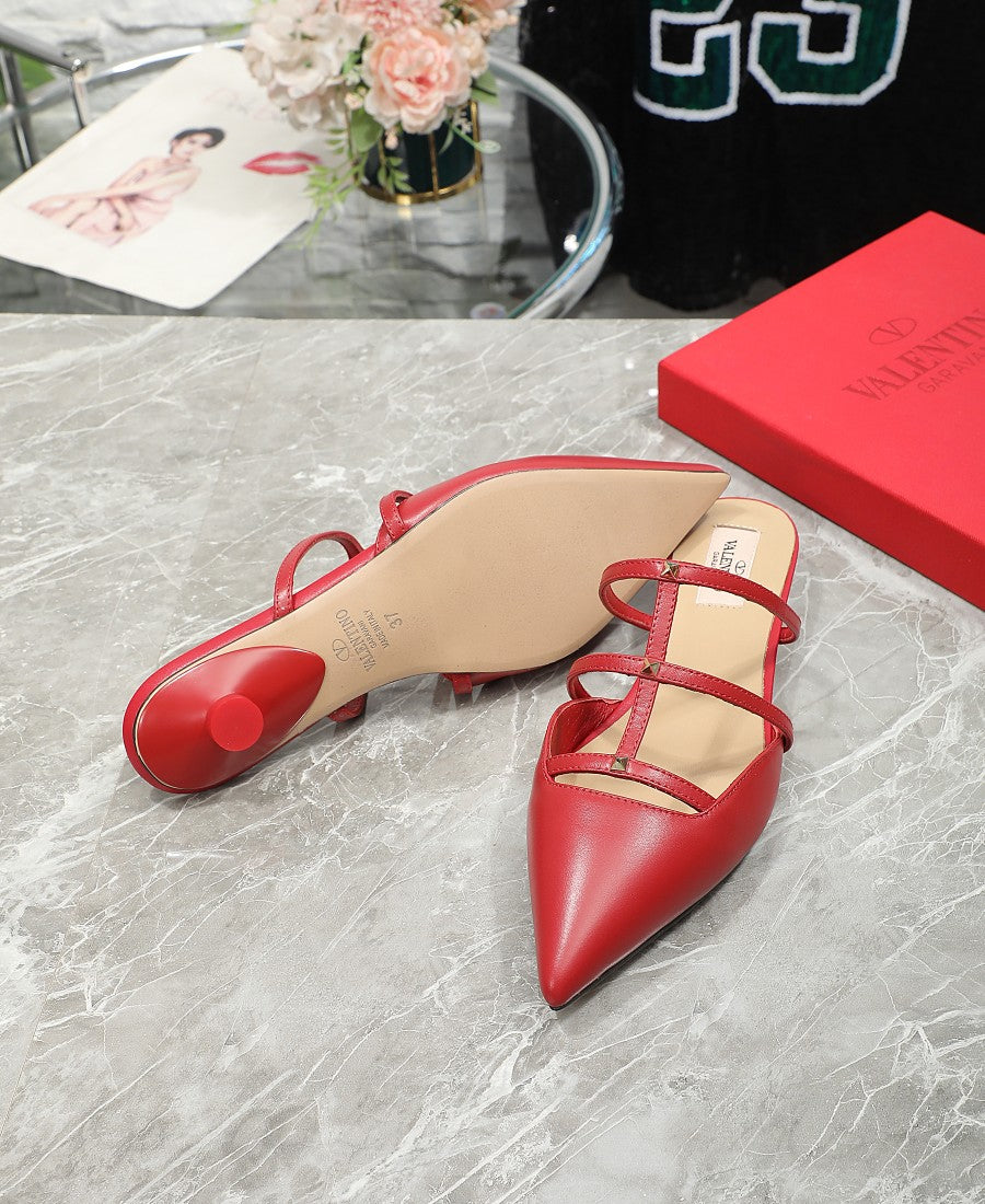 245RVL12ZDE Stylish leather  High heels
