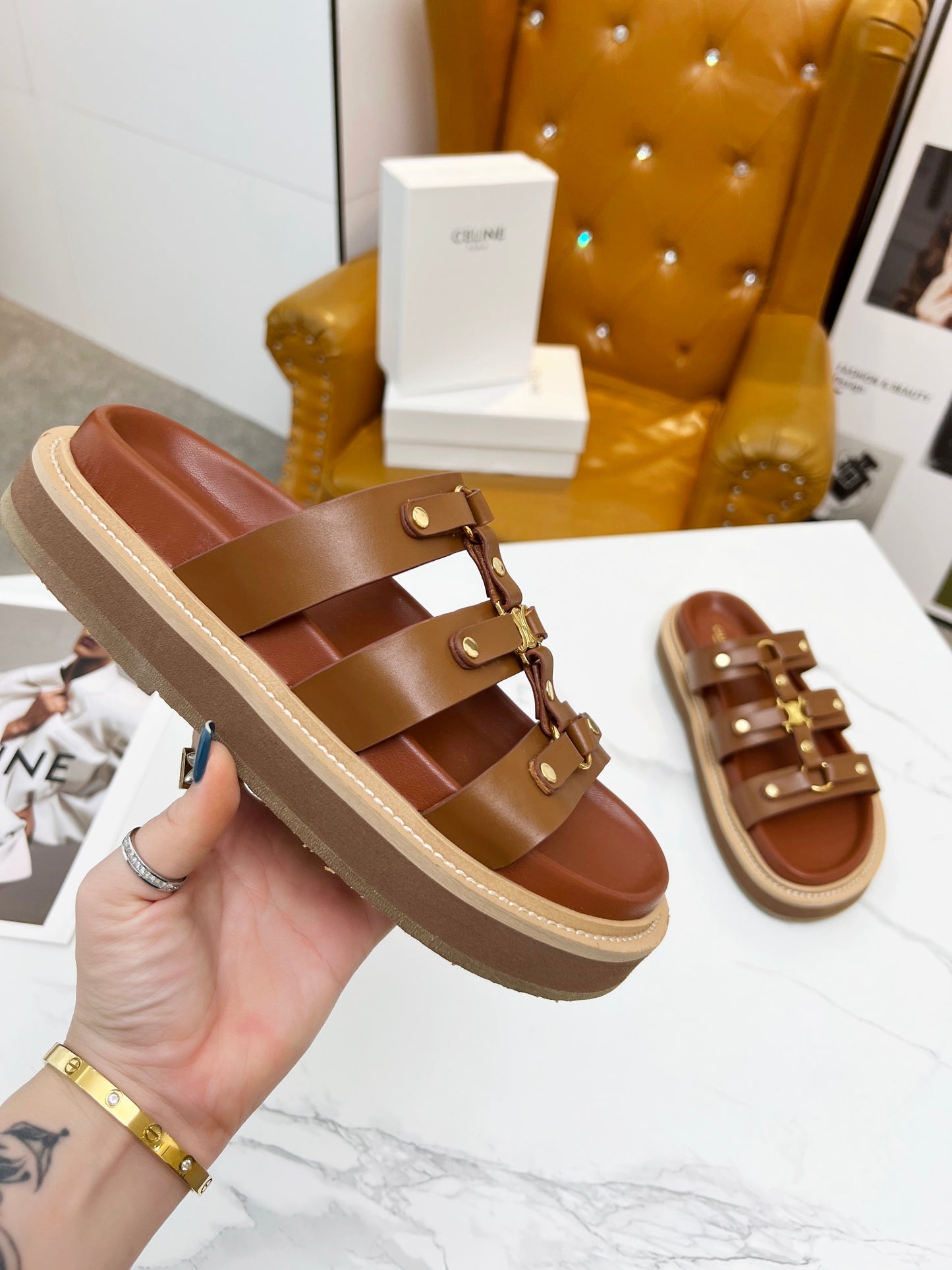 245RN1ZDE Stylish leather shoes 