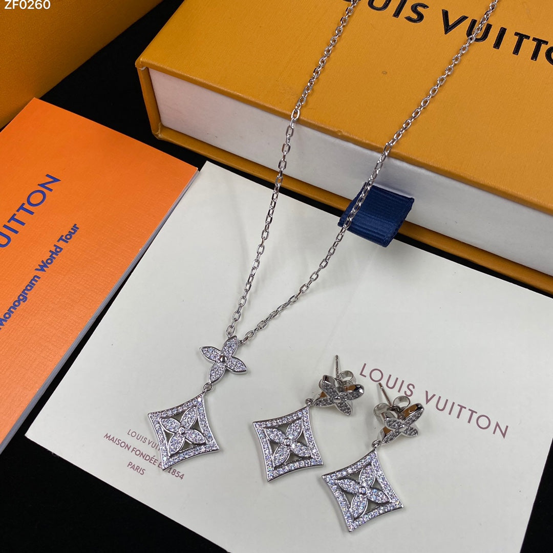 1YE249XDE Stylish  Earrings Necklaces
