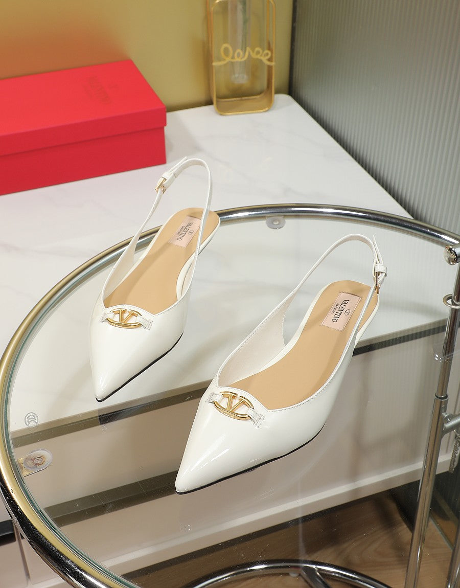 245RVL11ZDE Stylish leather  High heels