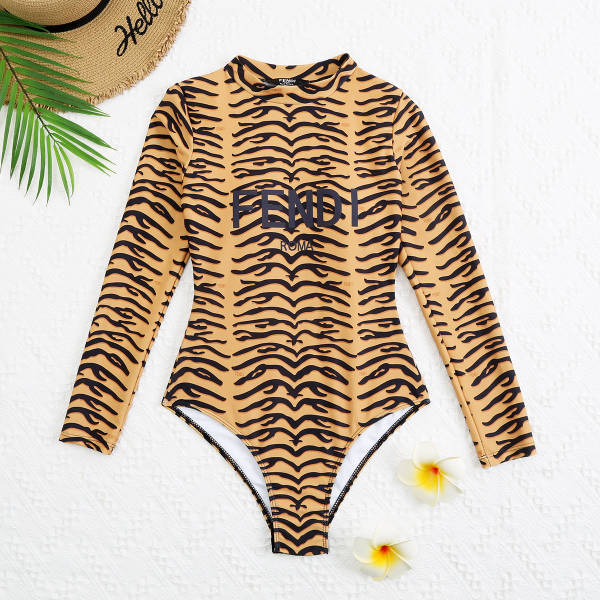 14D102YDE Stylish Long sleeve swimsuit