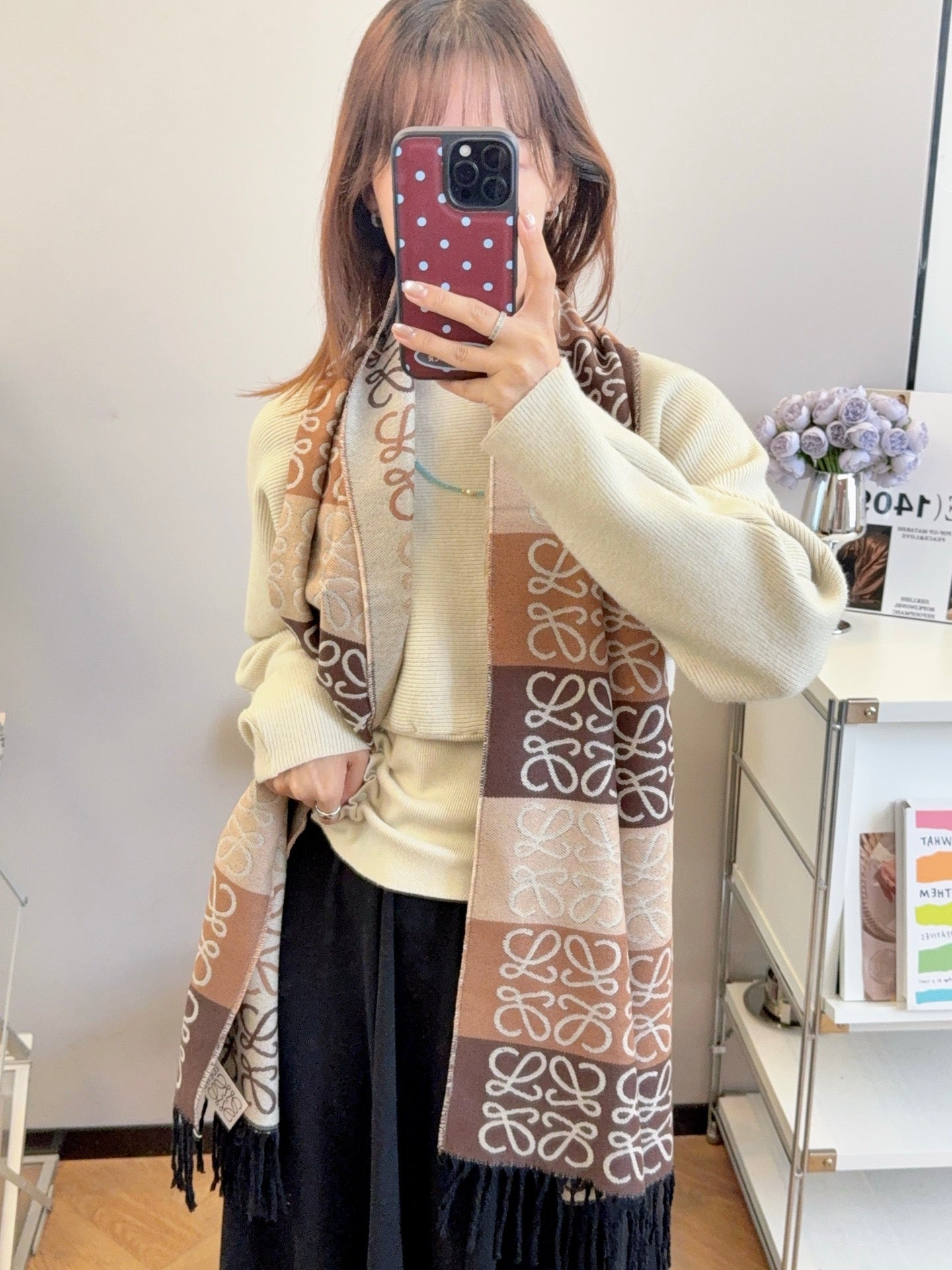 175RA42WDE Stylish Winter Scarves