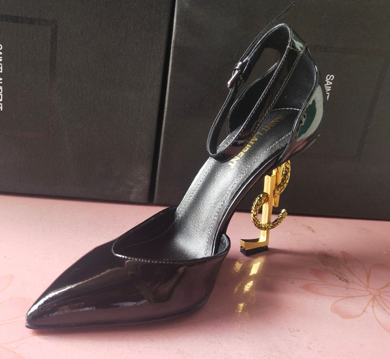 2XSL158ZDE Stylish leather high heels（patent leather）