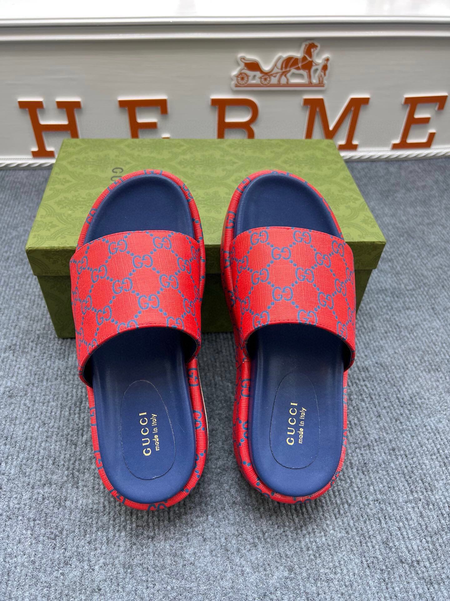 54B122ZDE Stylish slippers  Sole thickness 5.5cm