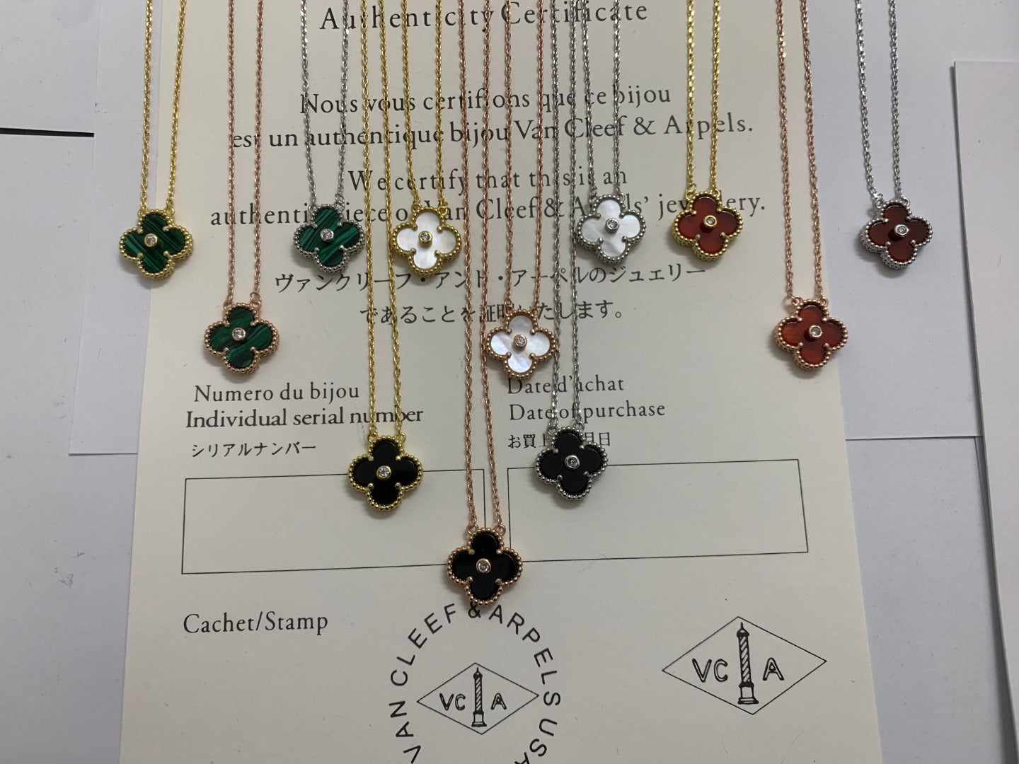 5XVA185XDE Stylish 1 flower necklace