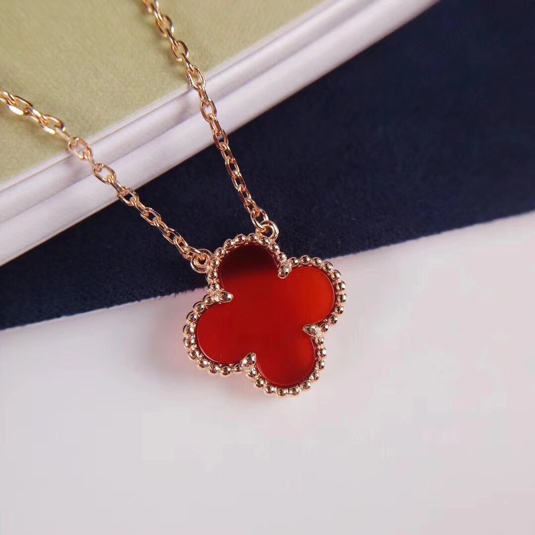 5XVA184XDE Stylish  1 flower necklace
