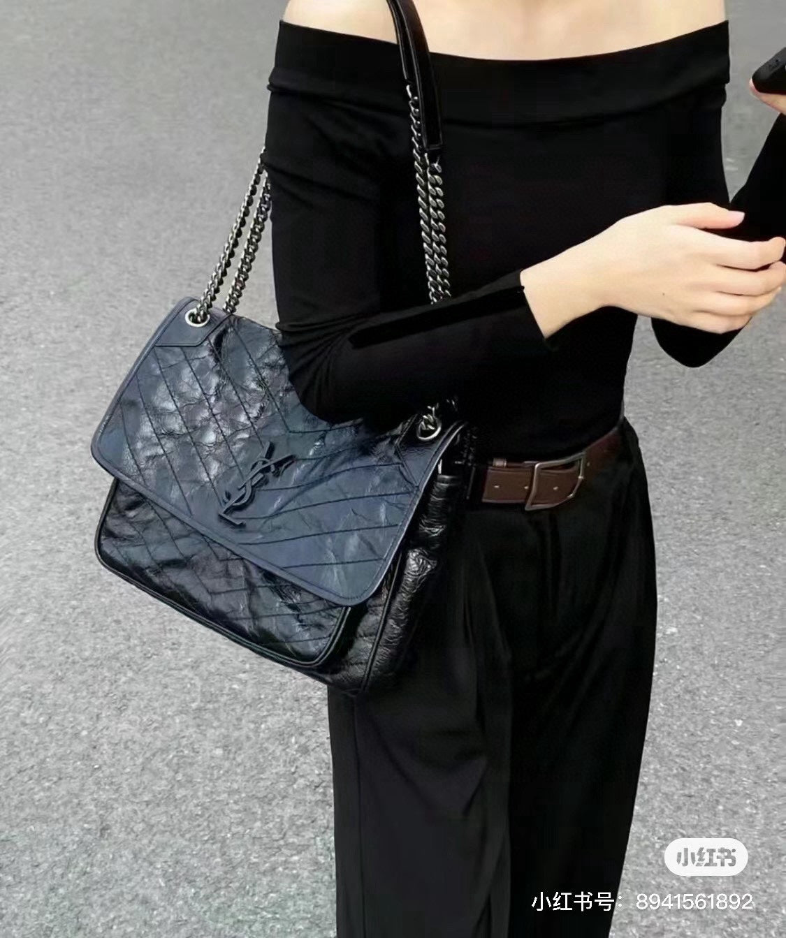 6XSL429BDE Stylish leather bag