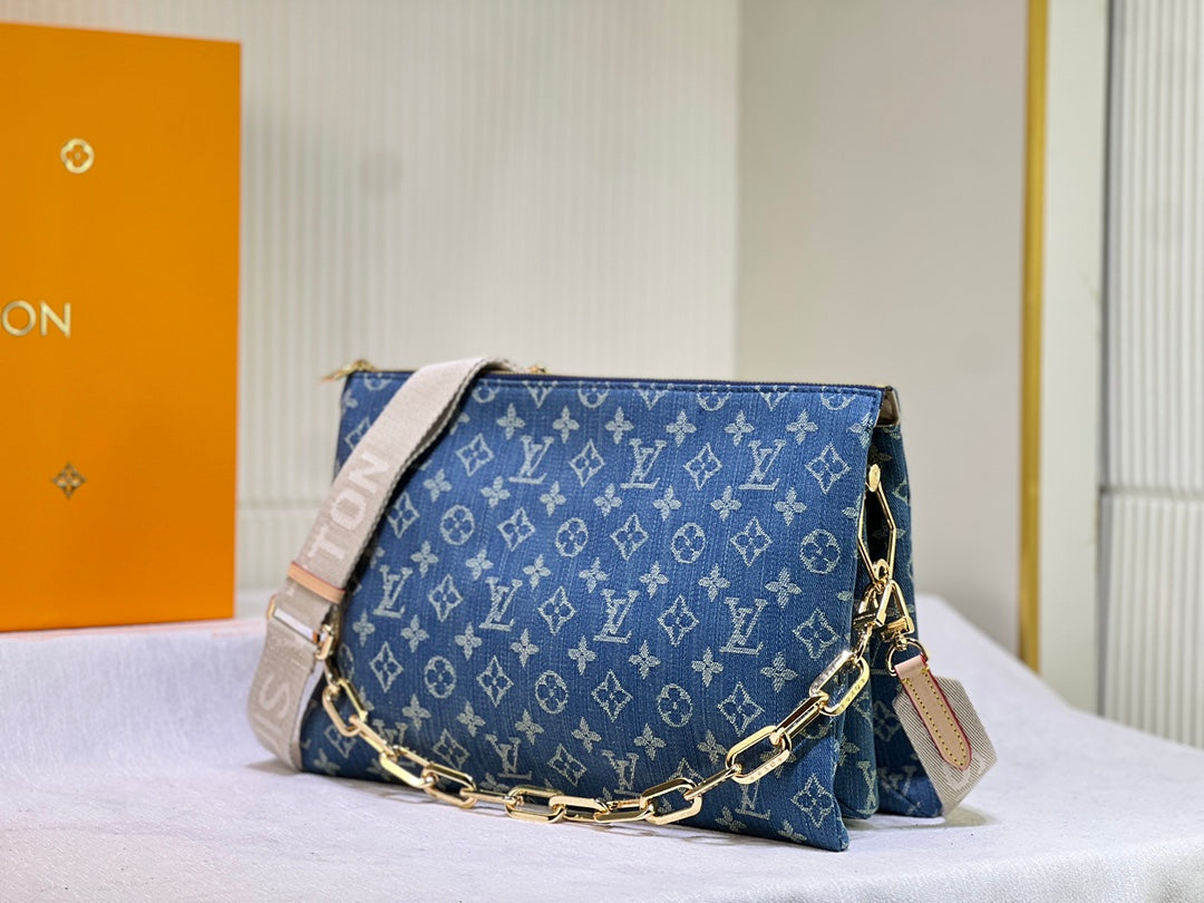 155E15BDE Stylish high quality denim bag