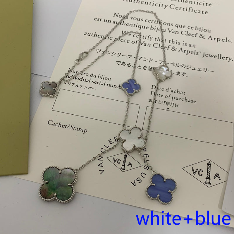 5XVA182KDE Stylish  6 flowers necklaces