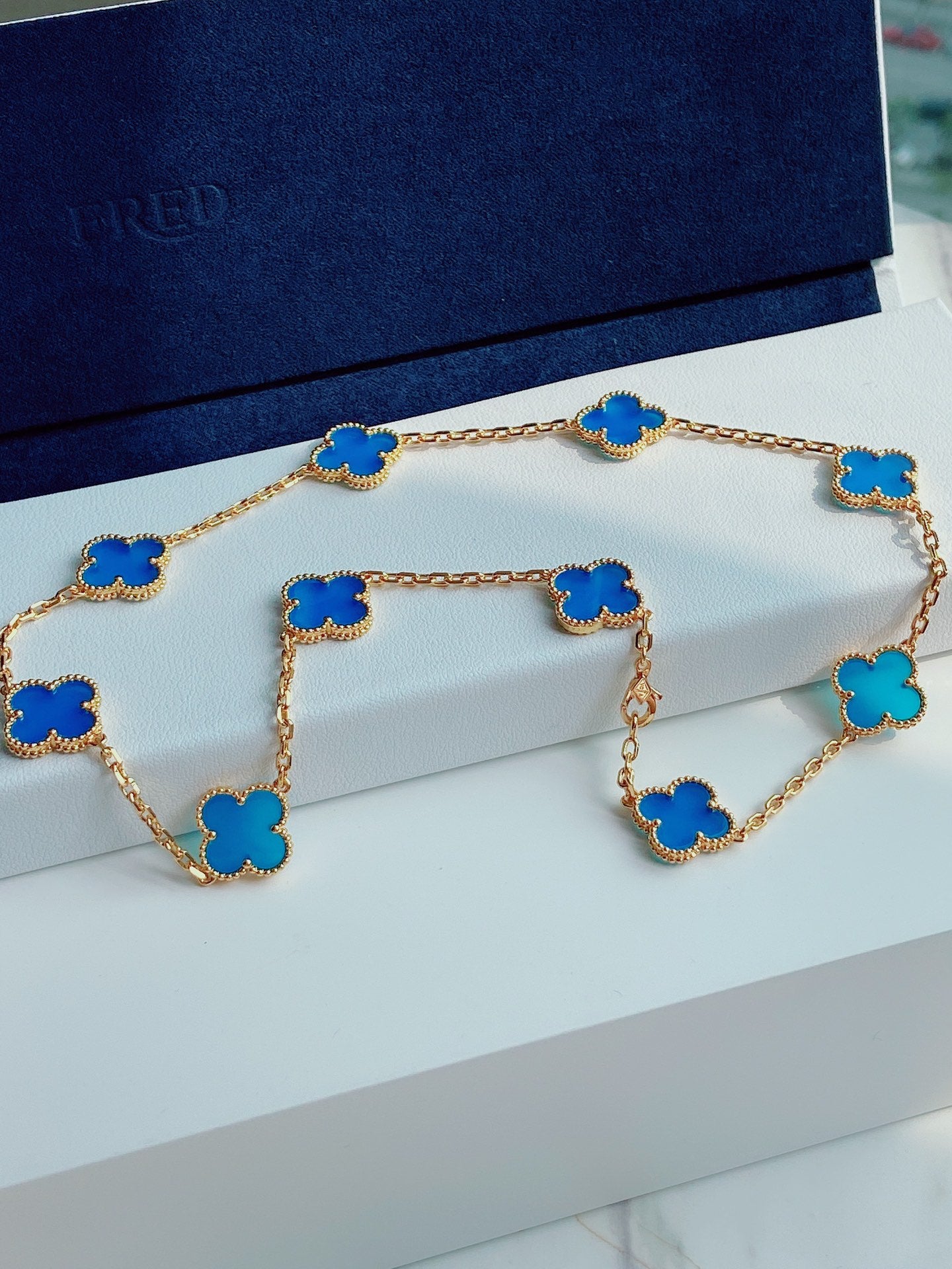 5XVA181XDE Stylish 10 flowers necklaces
