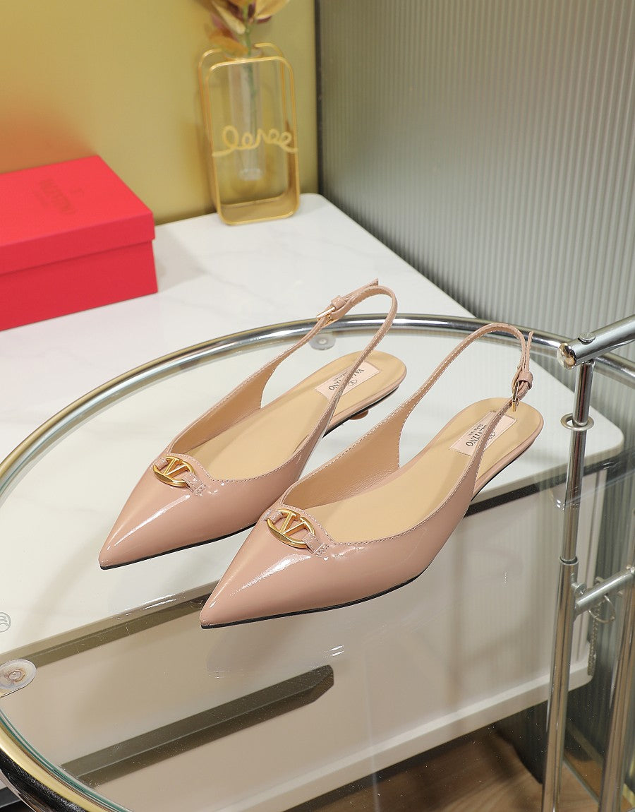 245RVL11ZDE Stylish leather  High heels