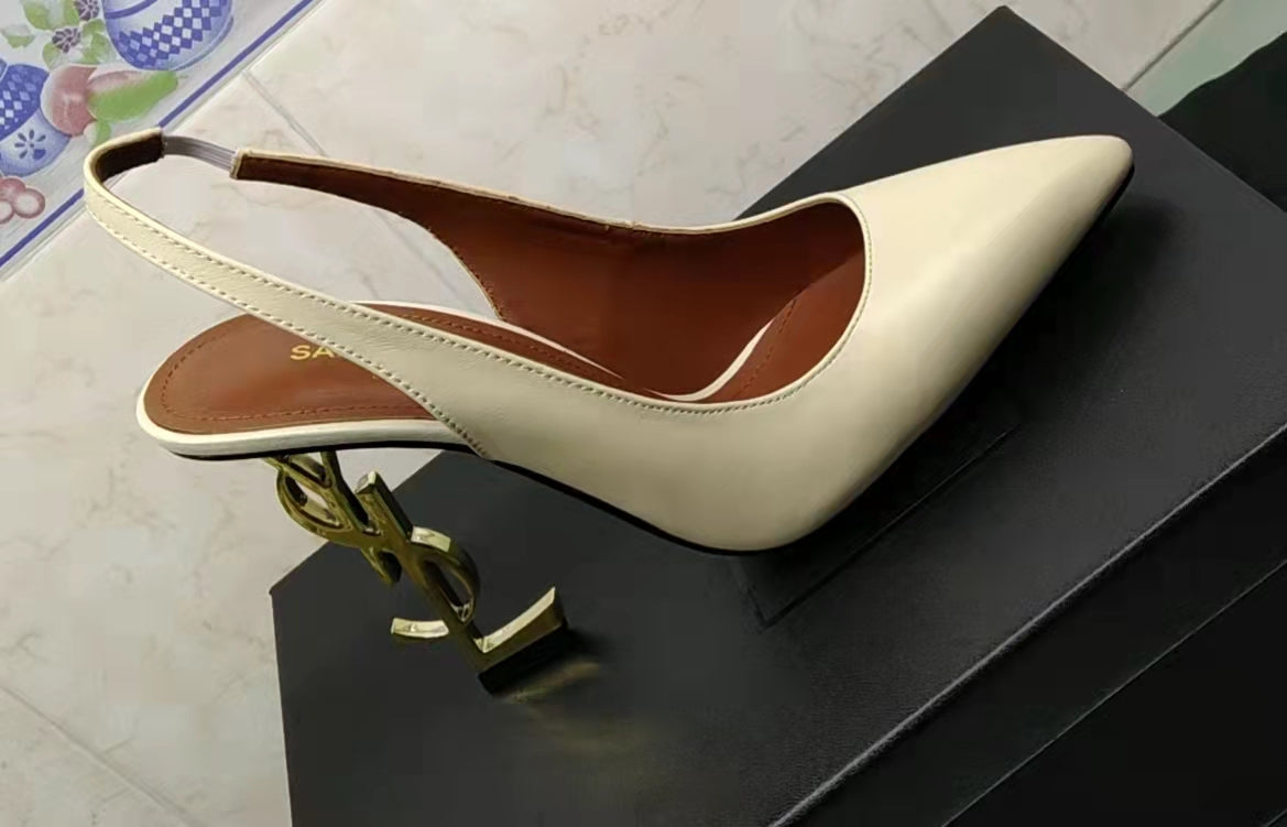 2XSL154ZDE Stylish leather high heels(10.5cm)