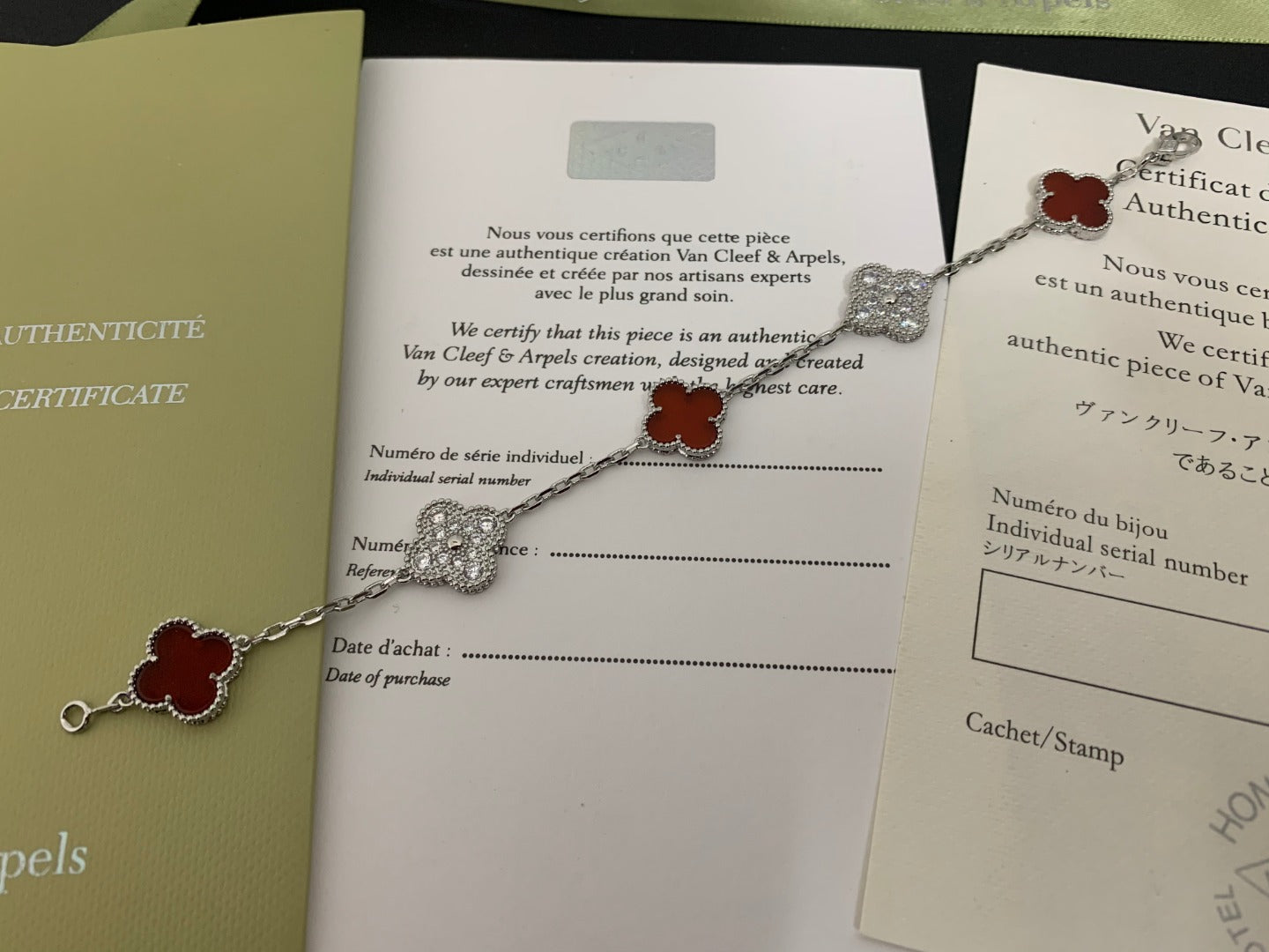 5XVA179KDE Stylish bracelets 5 flowers normal size1.5cm flower