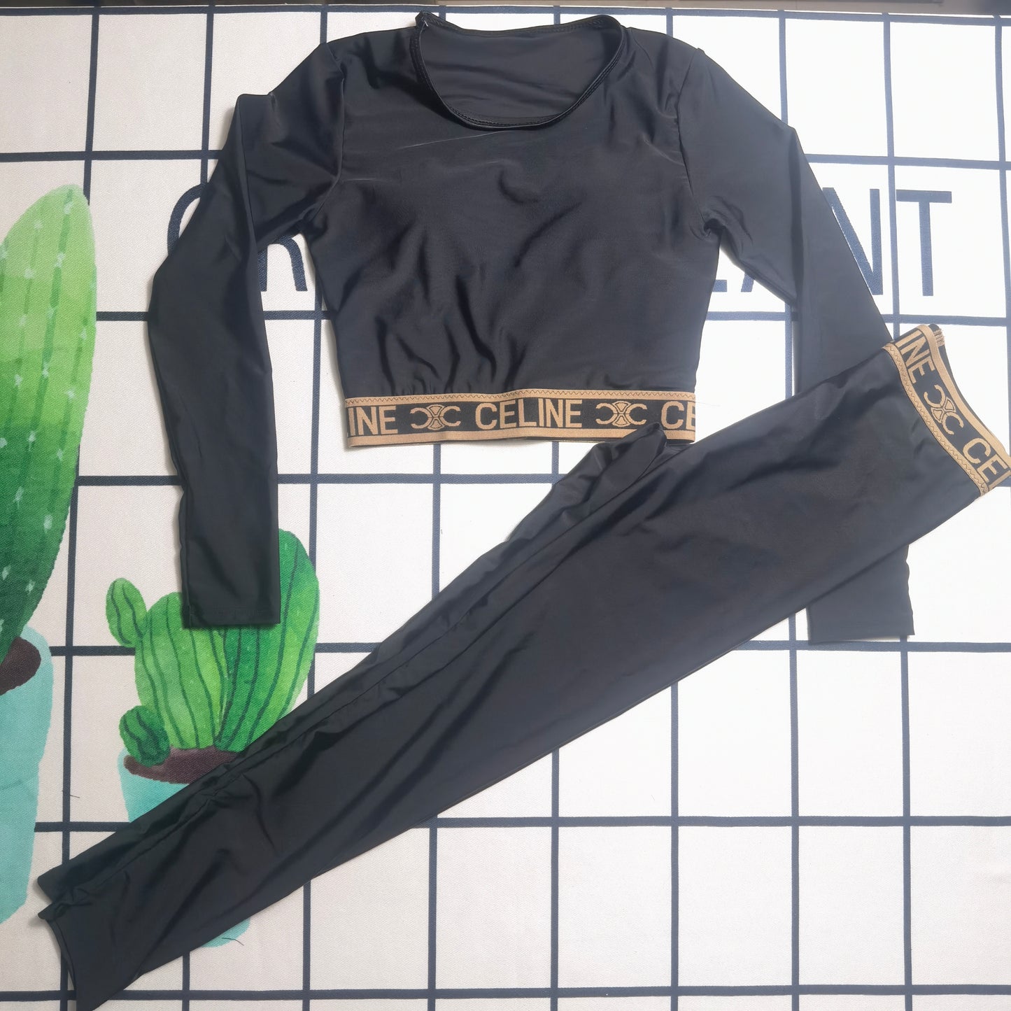 14CL159YDE Stylish Long sleeve swimsuit