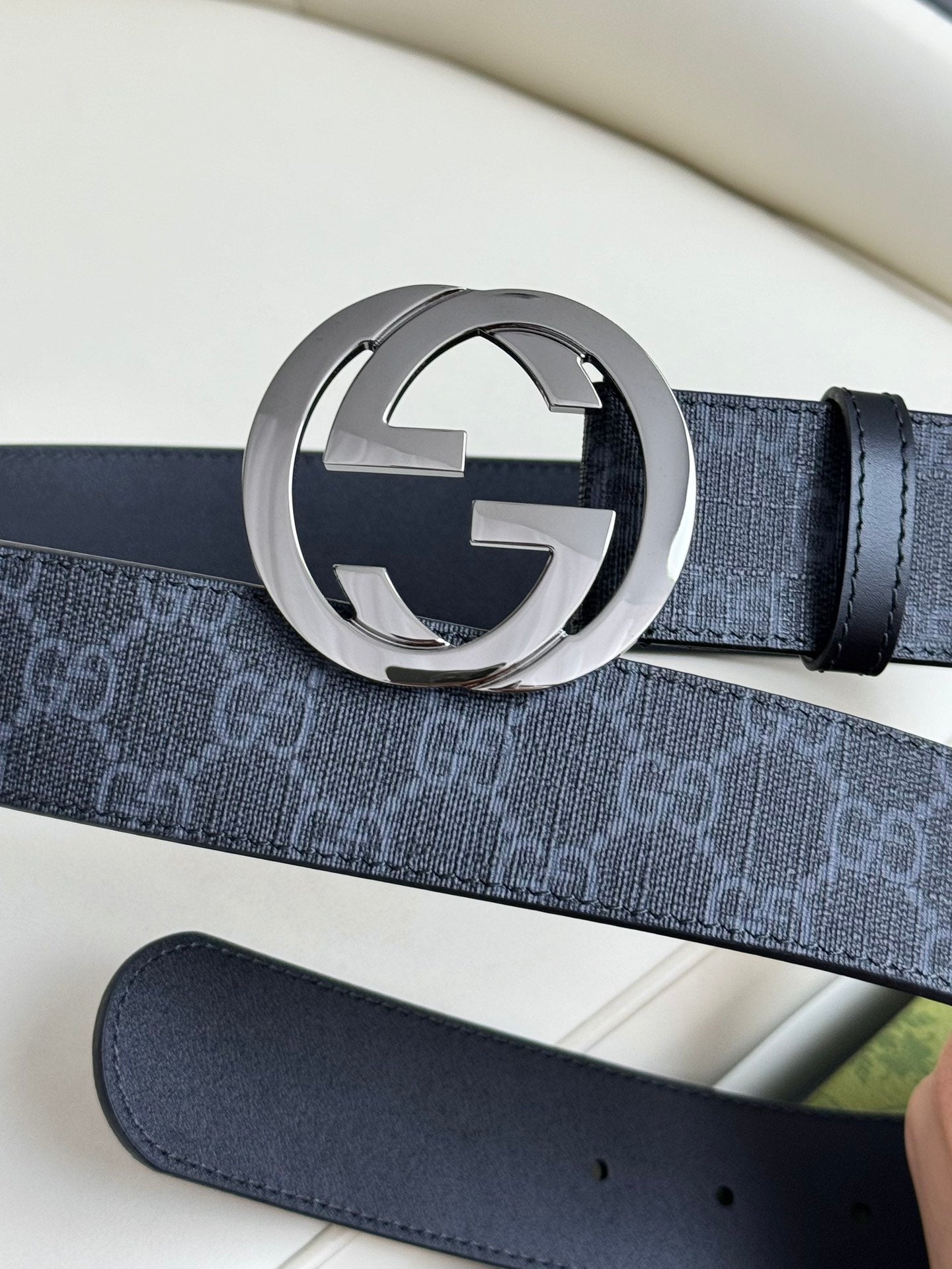 195NB3PDE Stylish high-quality leather belt
