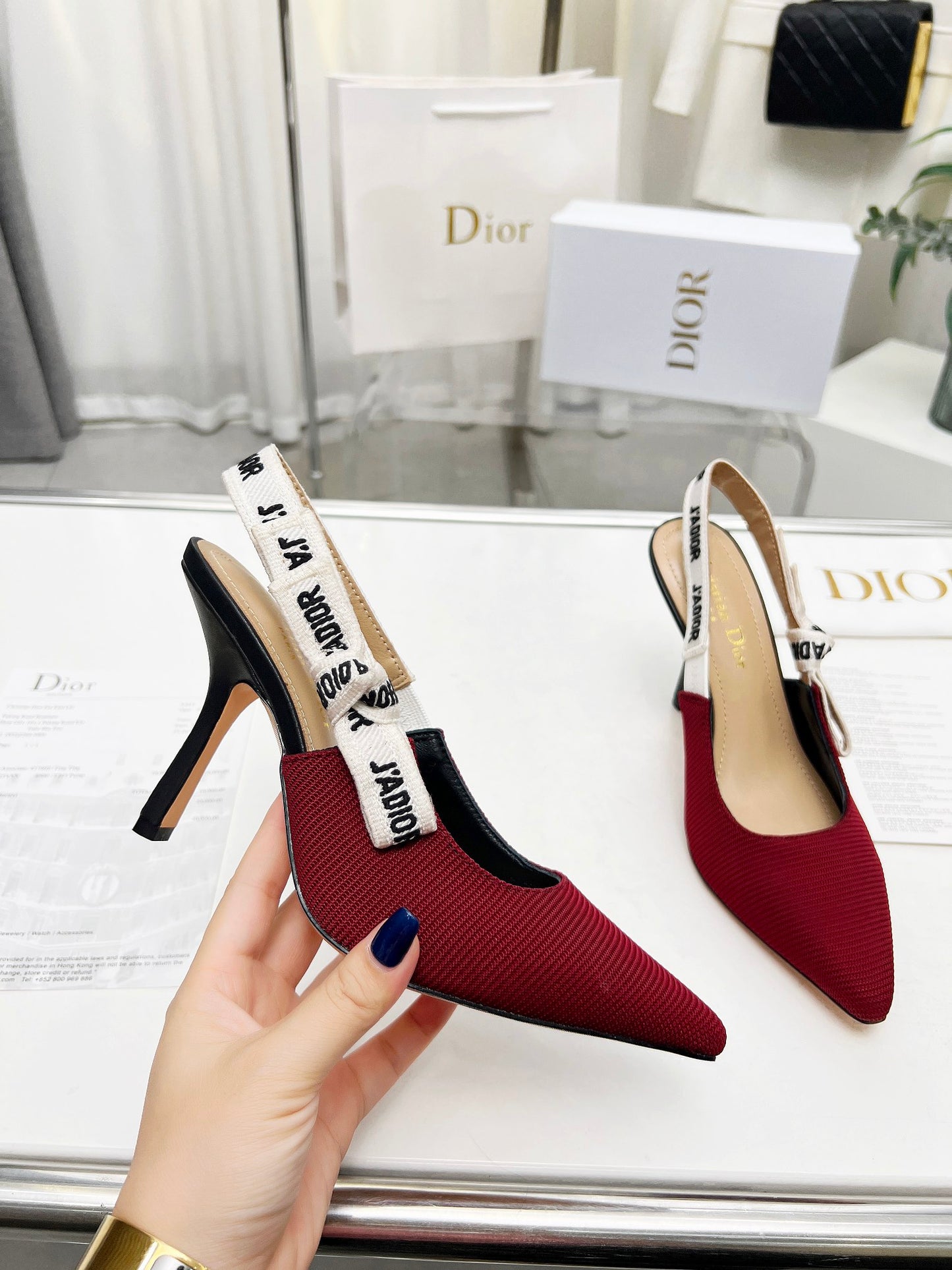 255QD44ZDE Stylish leather High heels