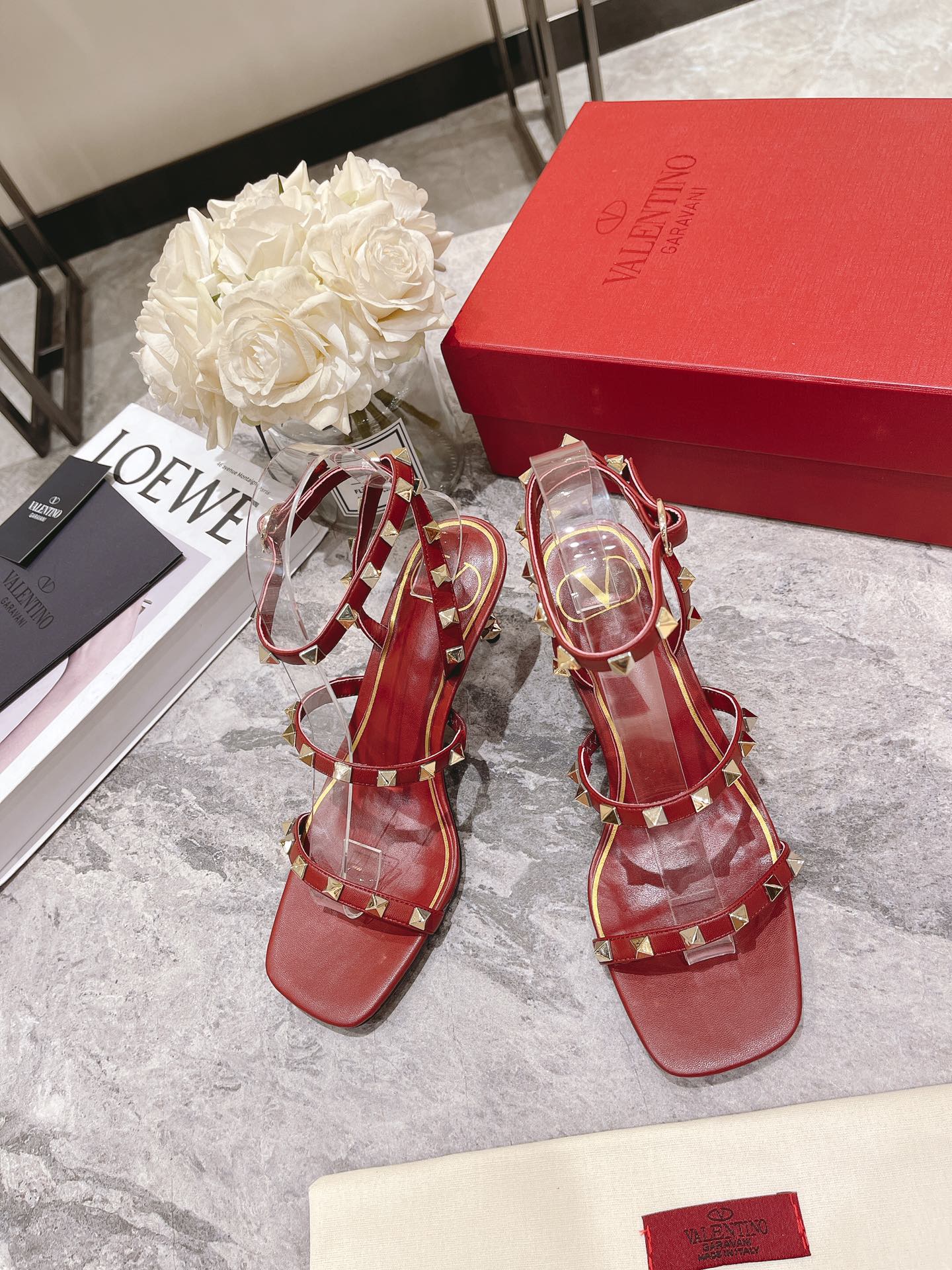 285ZVL21ZDE Stylish leather  High heels (Heel height 6CM)