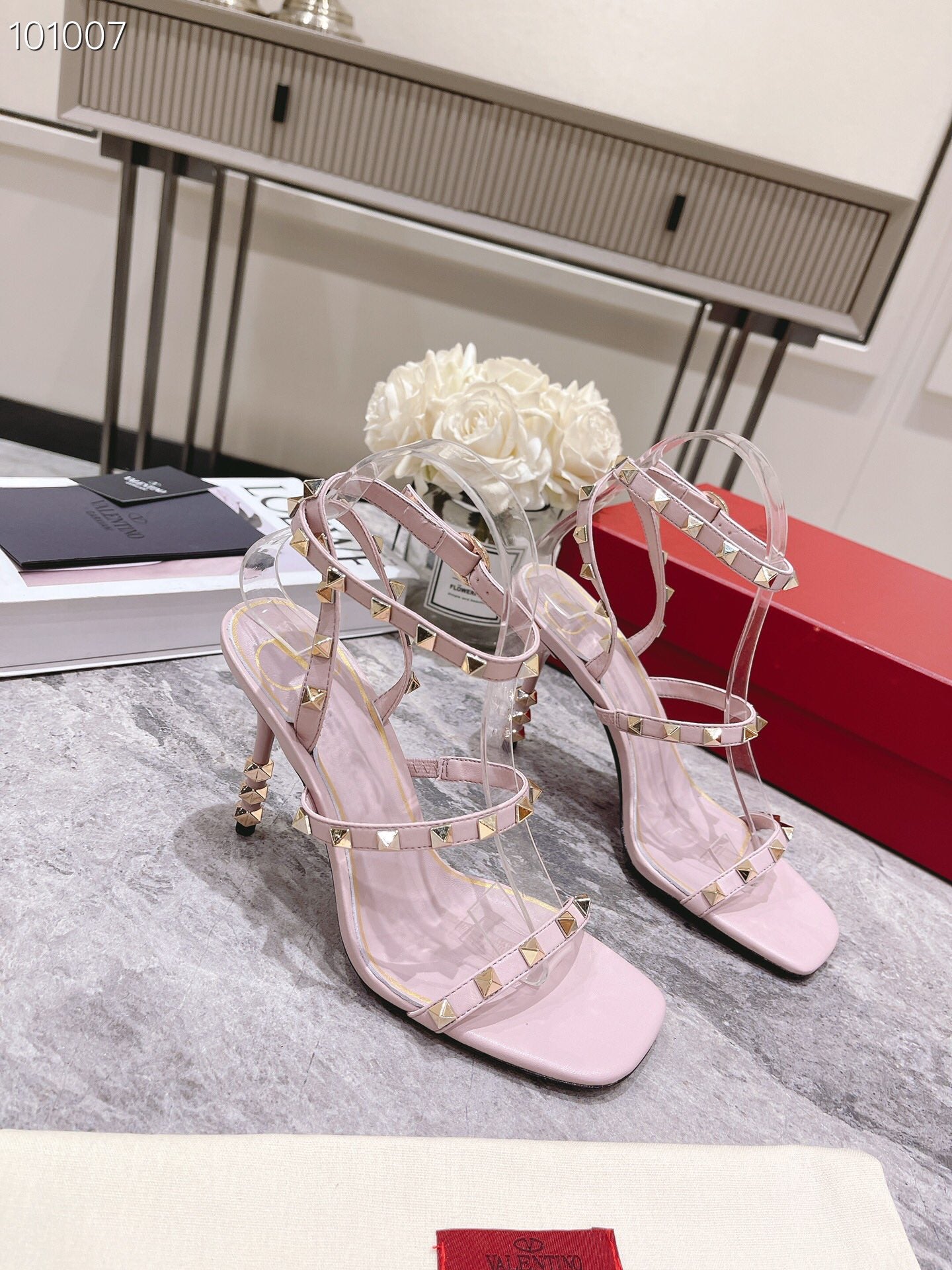 255QVL56ZDE Stylish  leather High heels