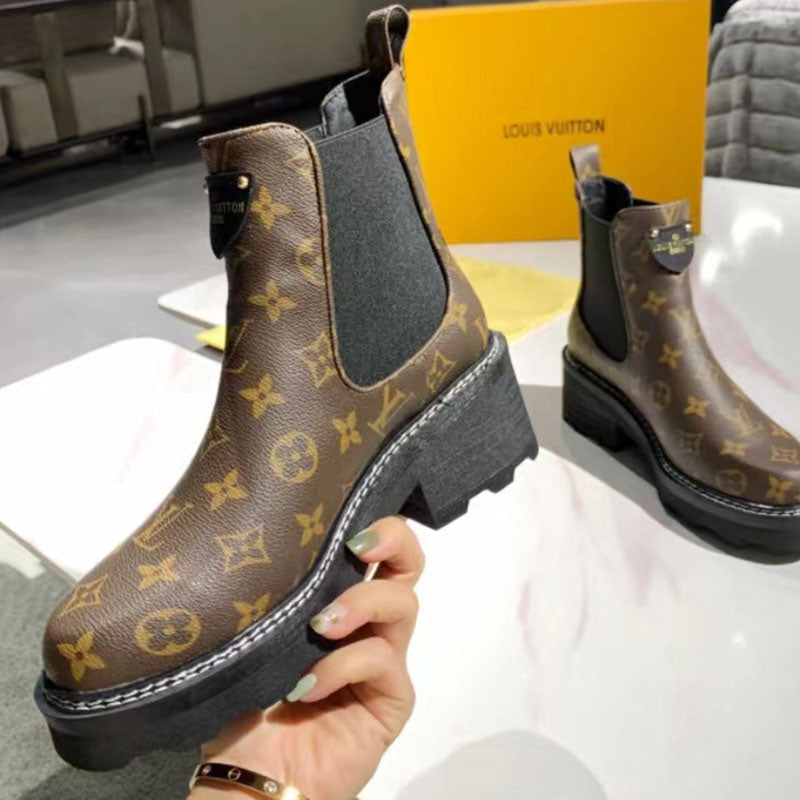 JE1XDE Stylish leather boots