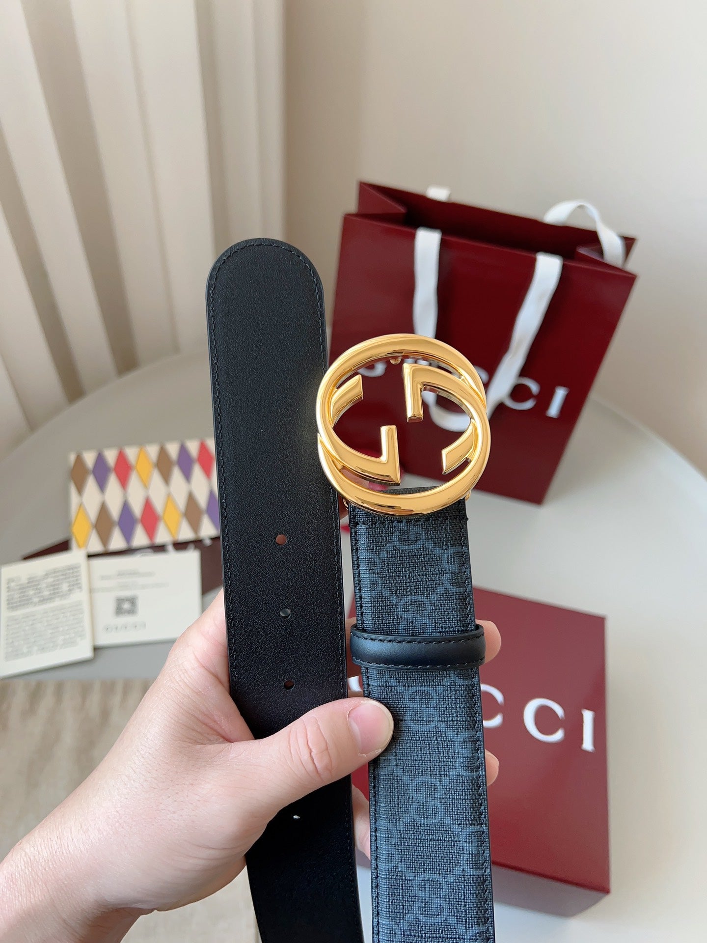 195NB2PDE Stylish high-quality leather belt