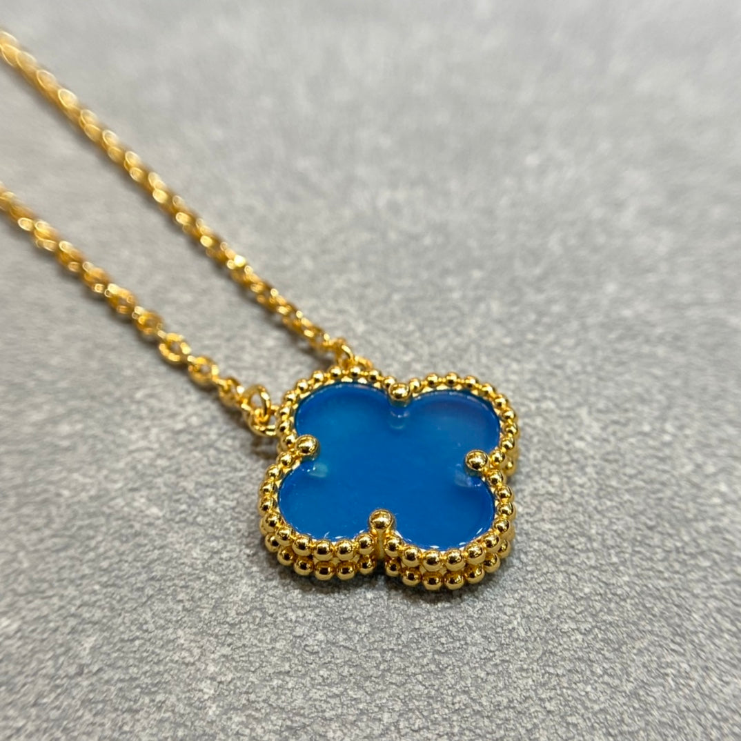 5XVA184XDE Stylish  1 flower necklace