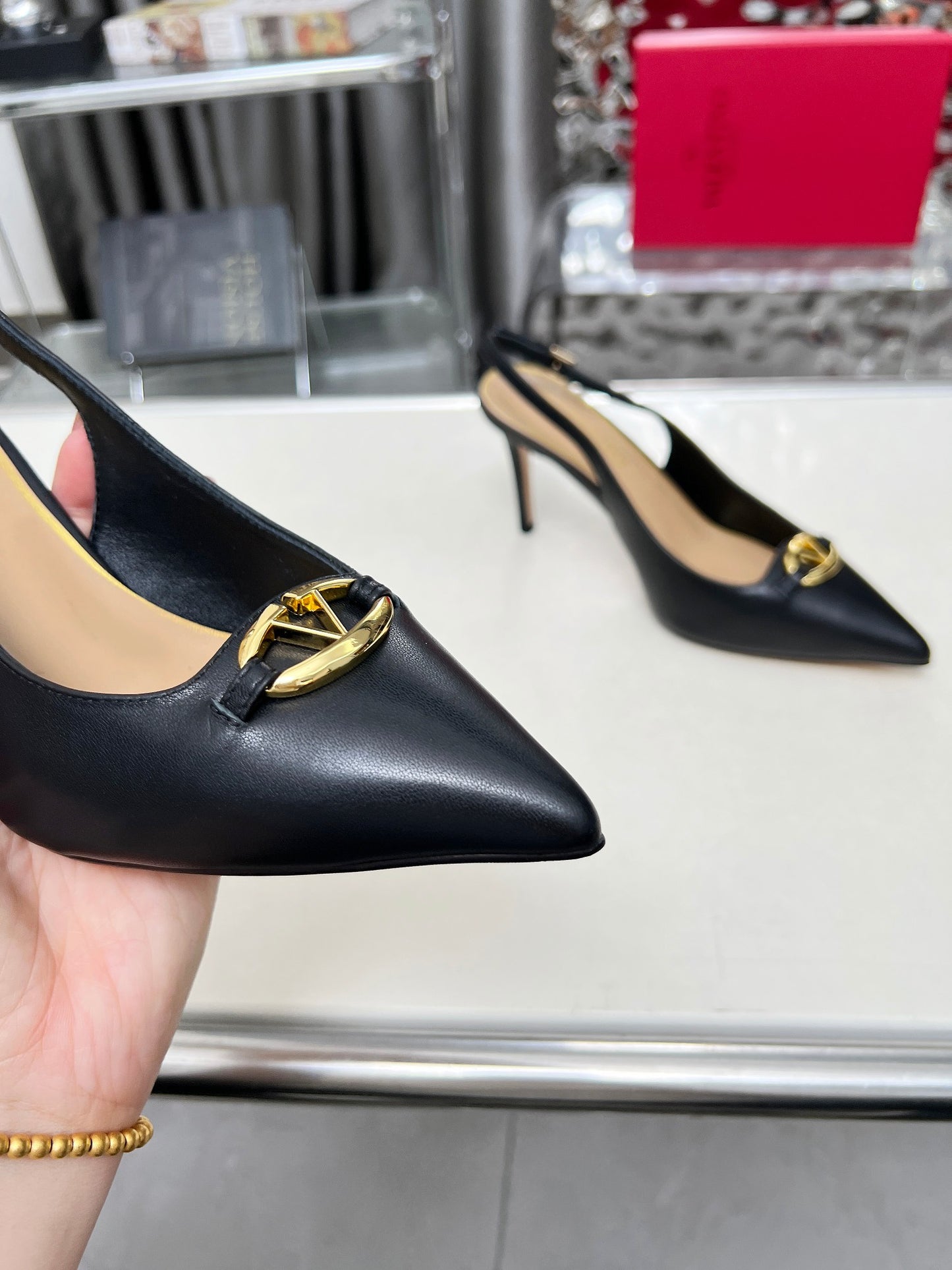 245RVL17ZUEDE Stylish leather  High heels