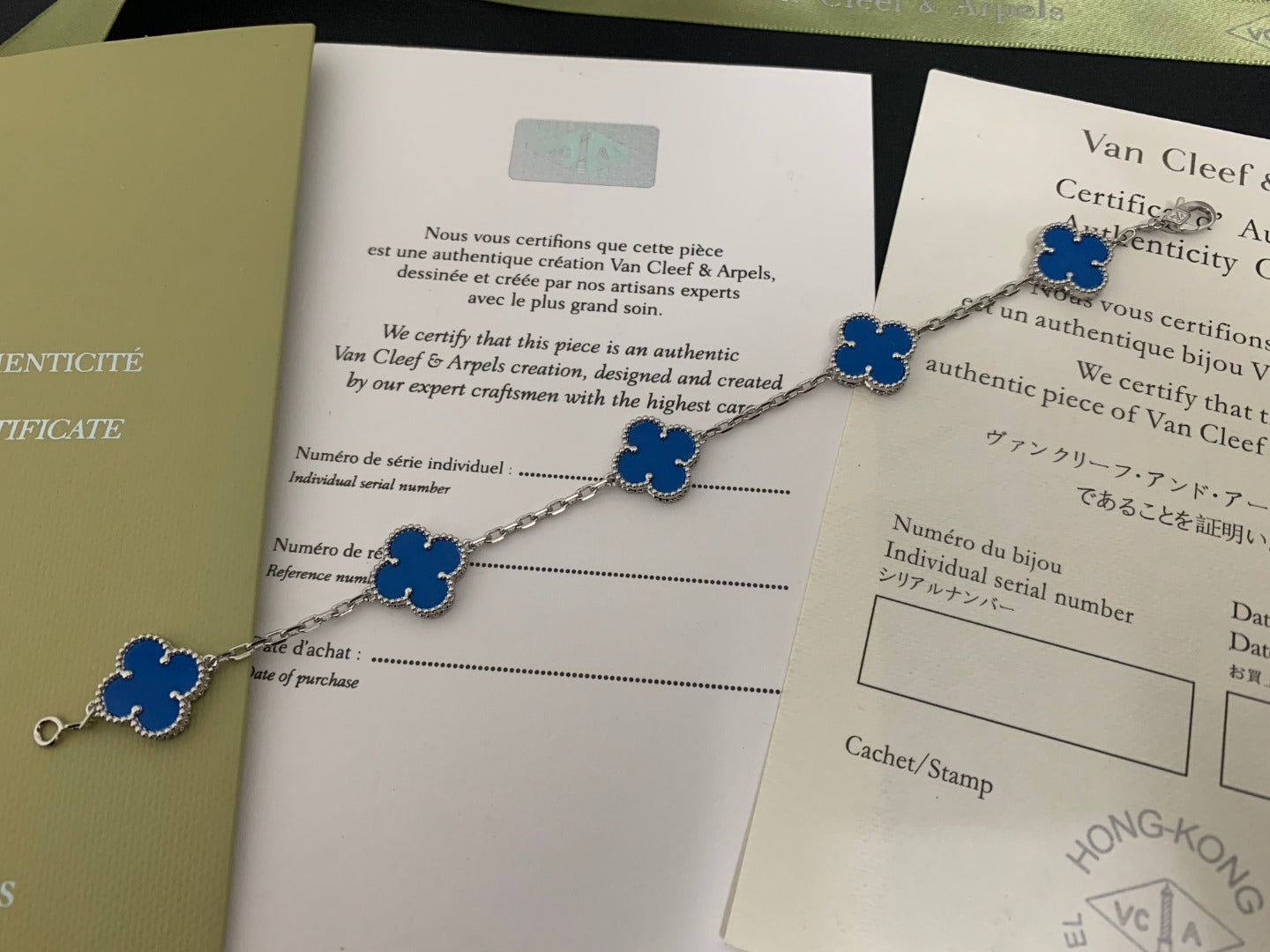 5XVA180KDE Stylish bracelets 5 flowers normal size1.5cm flower