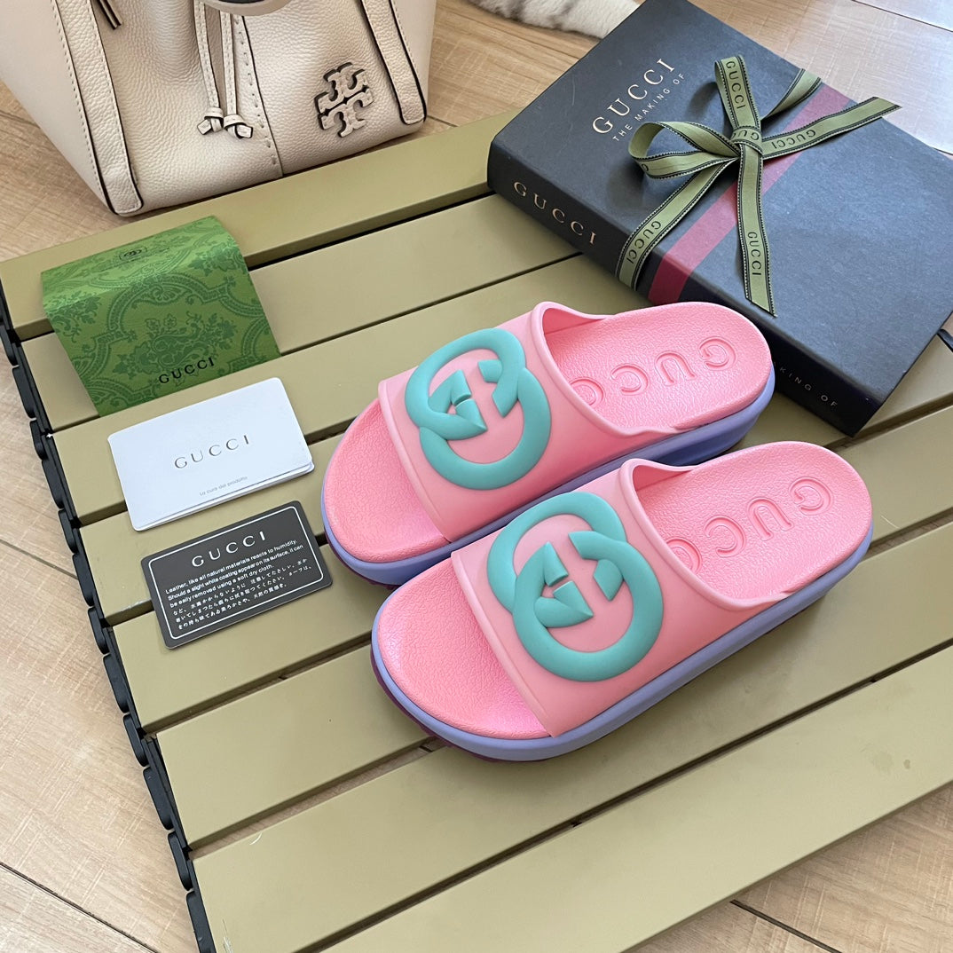 14B202ZDE Stylish Slippers Inner heightening insole 5cm