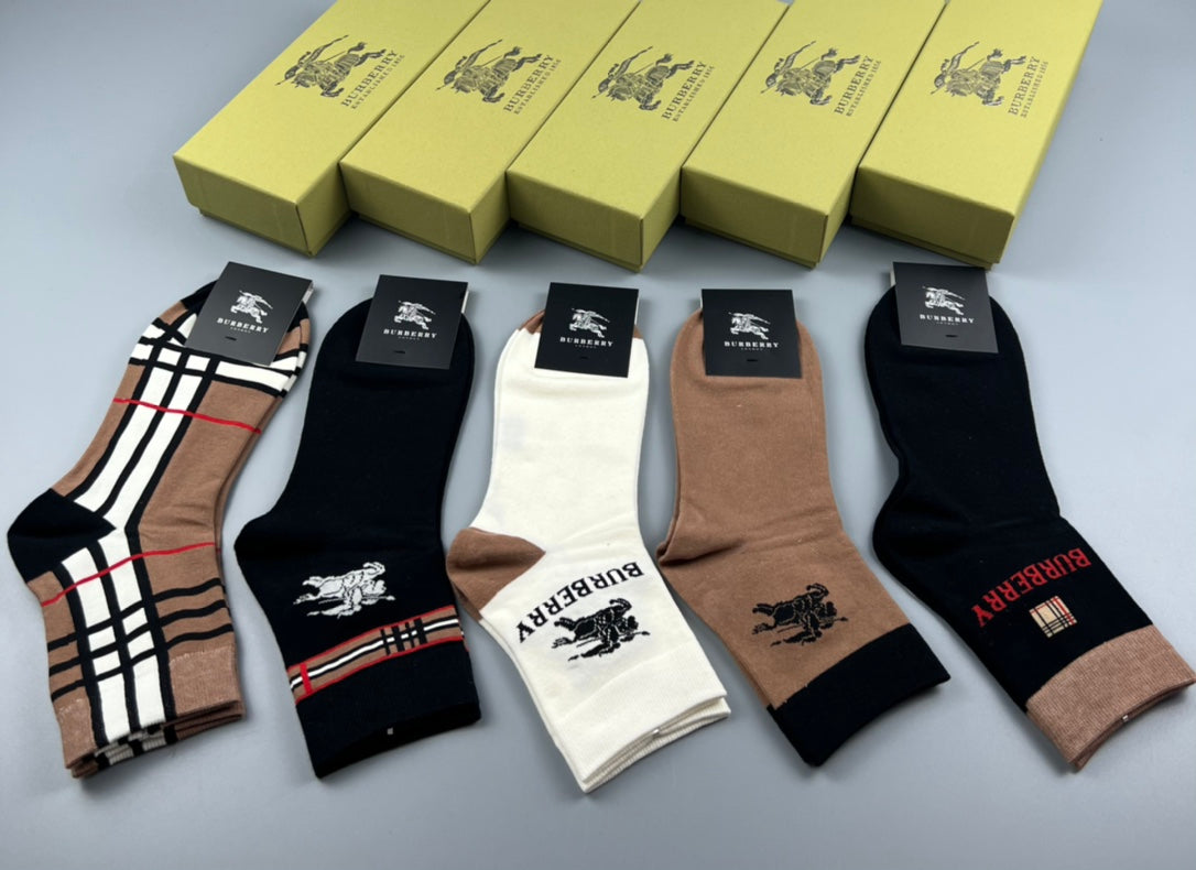 235QR67SDE Stylish socks(5 pairs )