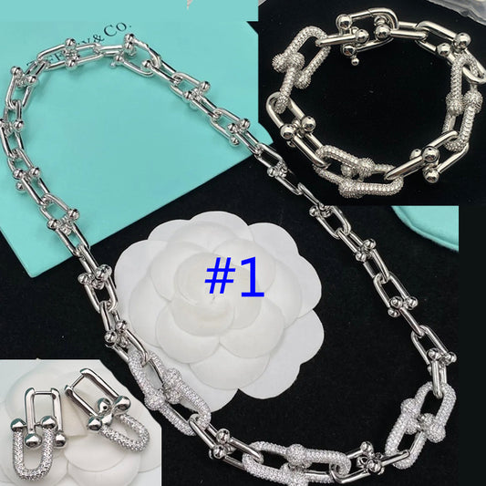 8XT32XDE Stylish  Earring Bracelets Necklaces